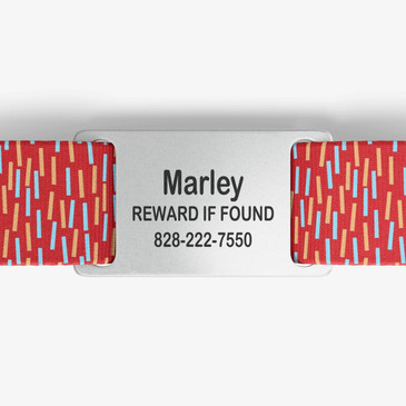 closeup of nameplate personalization